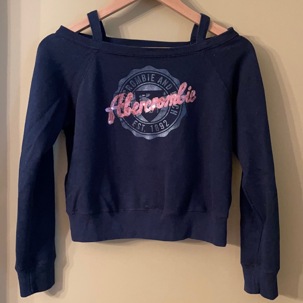 Abercrombie kids- girls long sleeve sweat shirt